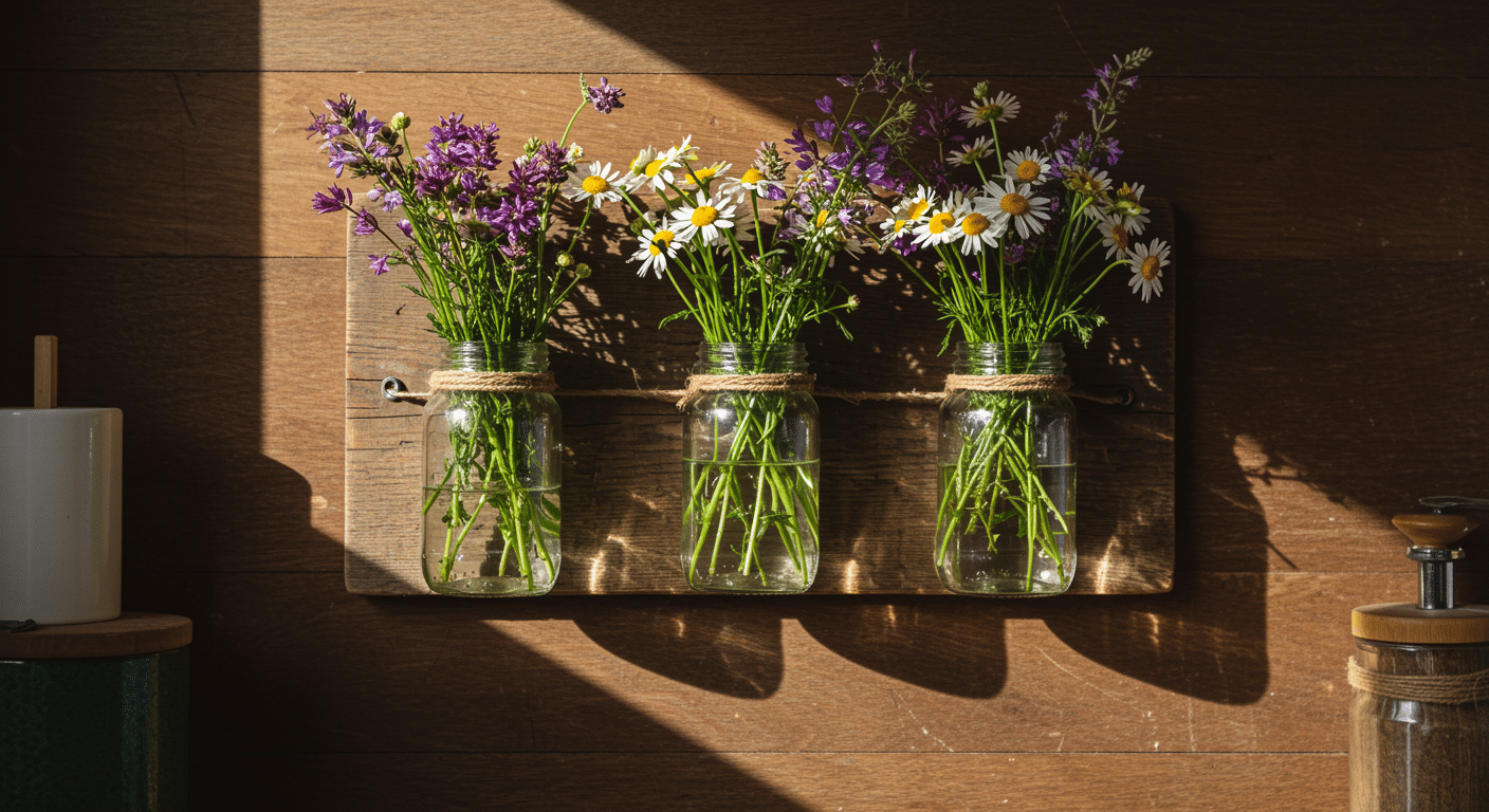 mason-jar-wall-vases