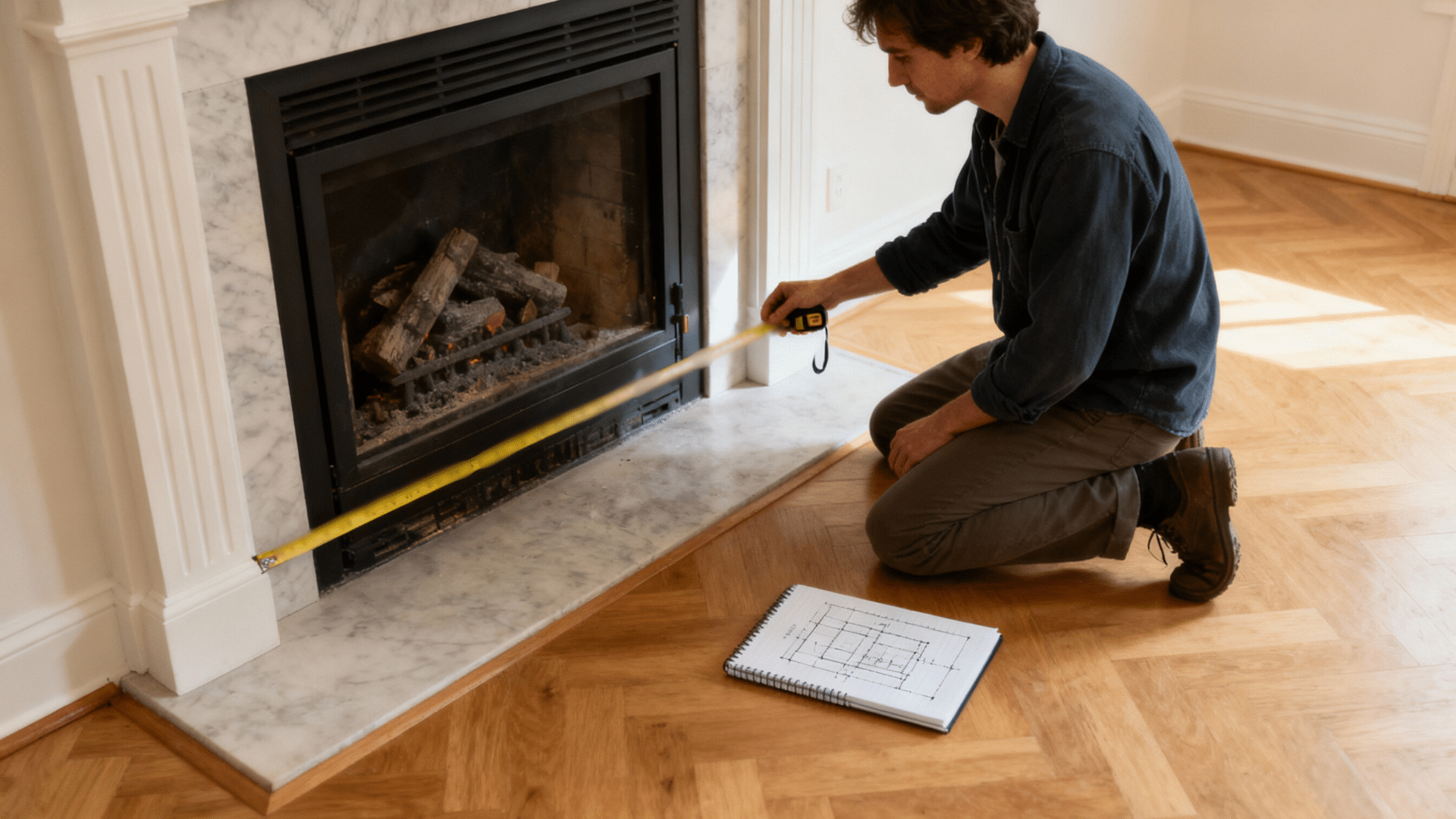 measure your fireplace opening