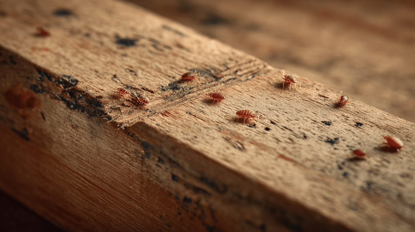 most common signs of bed bugs in wood furniture
