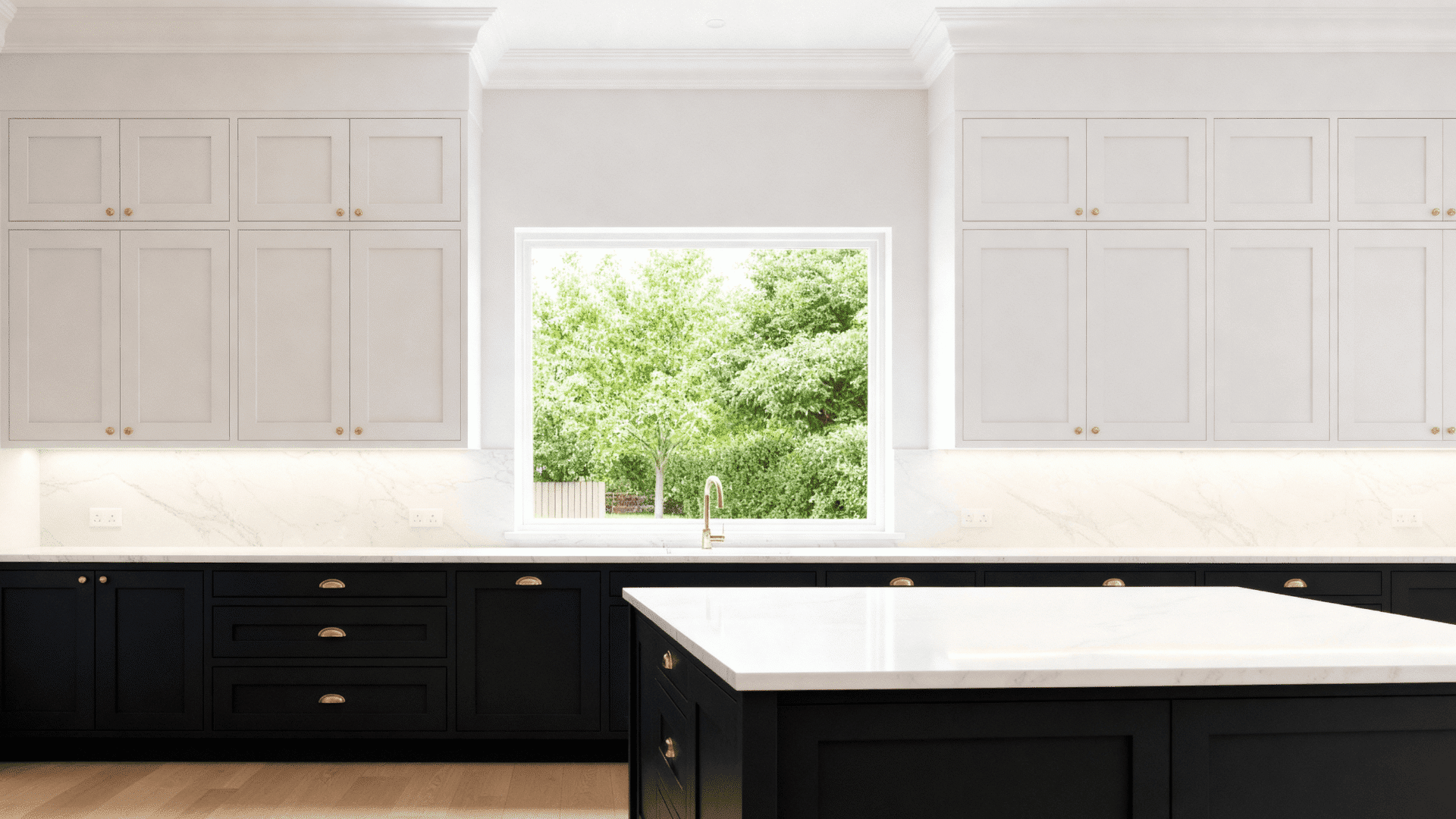 recessed panel contrast