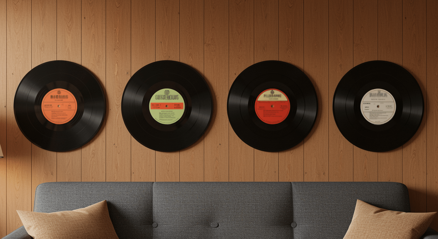 vinyl-record-wall-display