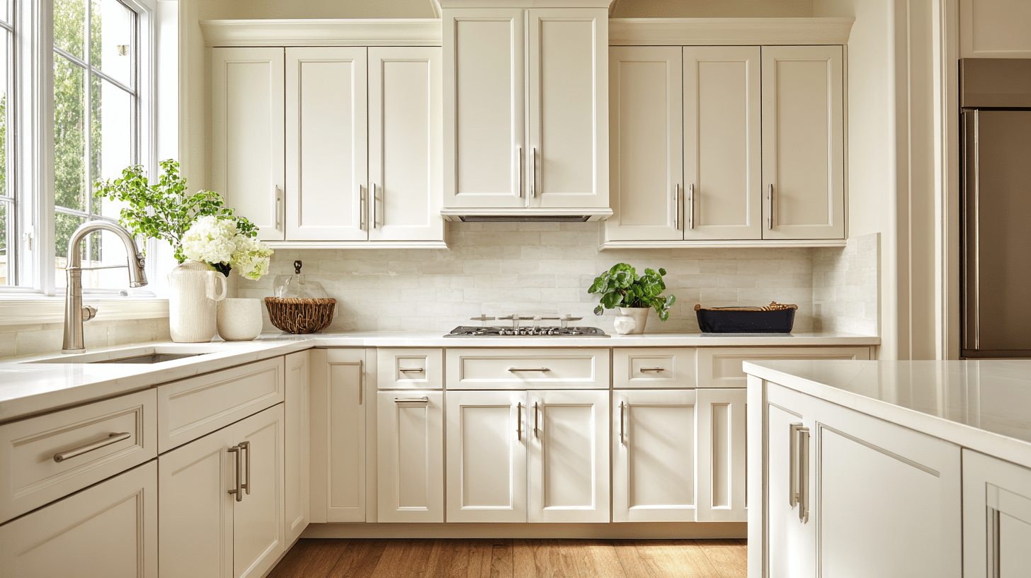 white and off white cabinet colors