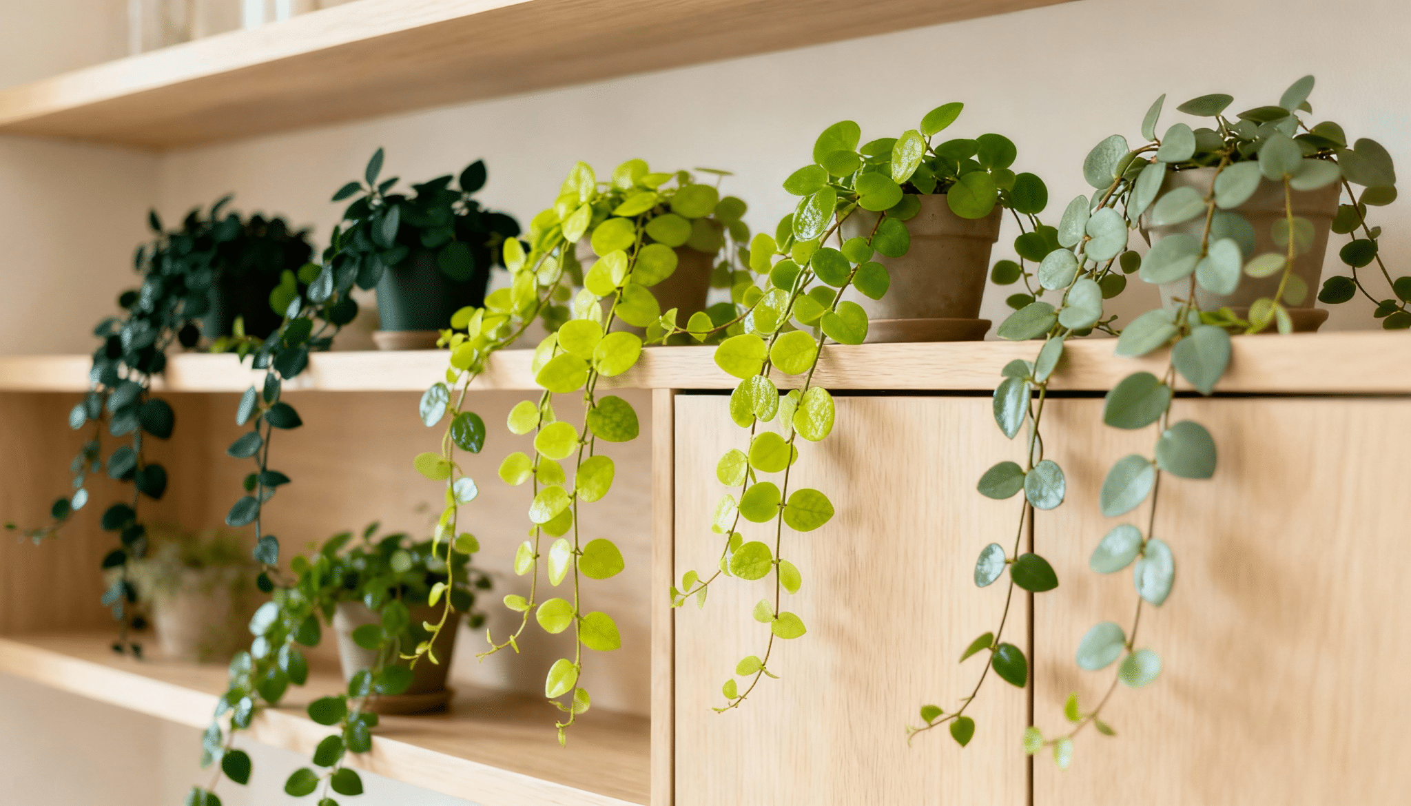 add plants on high surfaces