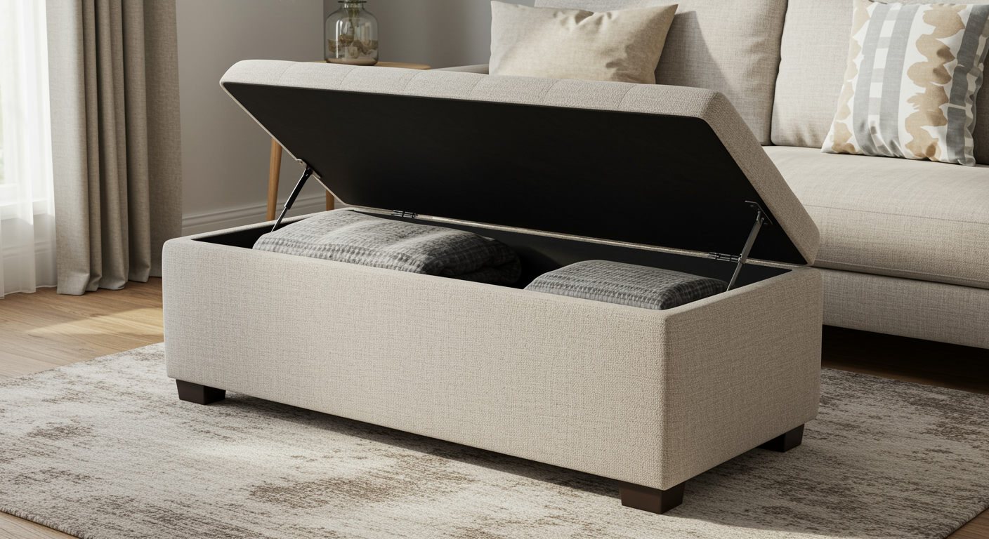 use multi purpose ottoman storage
