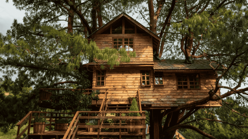 building a treehouse