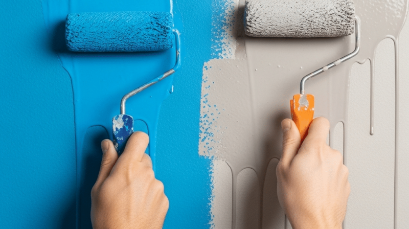 ceiling paint vs wall paint