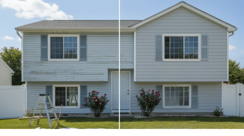 full cost to paint the exterior of the house breakdown