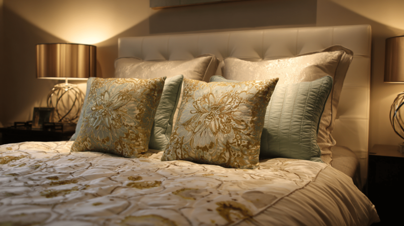 how many euro pillows for king bed