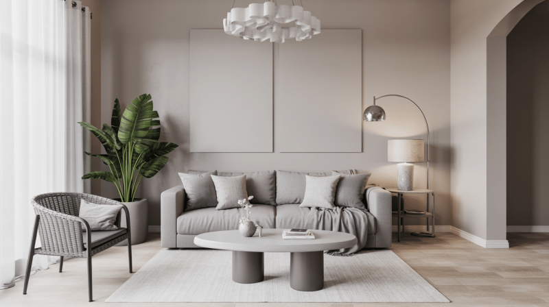 masculine living room