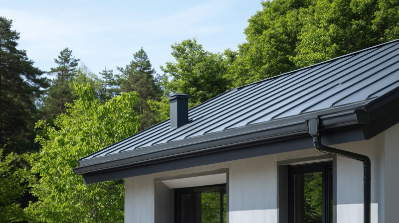 minimum slope for corrugated metal roof