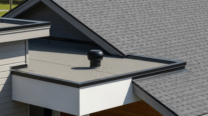 modified bitumen vs roll roofing